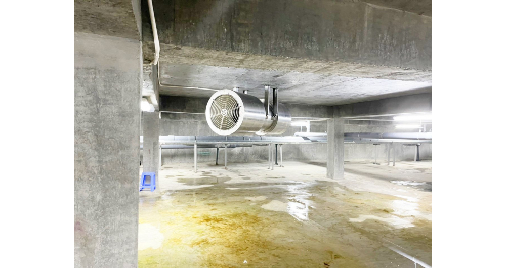 Hệ thống thông gió tầng hầm xưởng chính & gà nướng - CPV Food