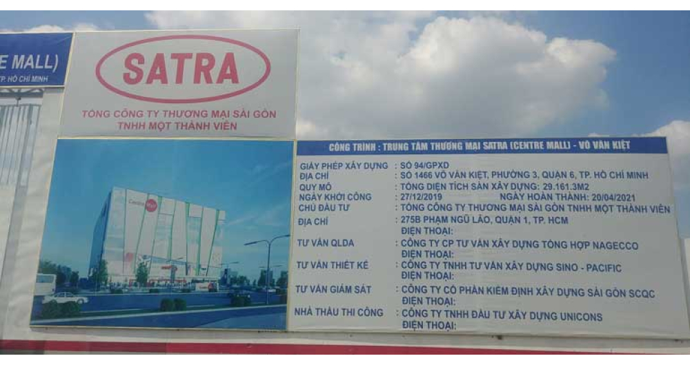 Thi Công Lắp Đặt Hệ Thống Lạnh Siêu Thị SATRA Quận 6