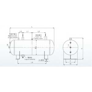 BÌNH CHỨA CAO ÁP NẰM NGANG O&F - DÒNG ECW