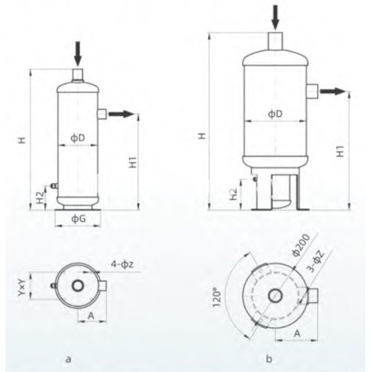 BÌNH TÁCH DẦU O&F - DÒNG F-56