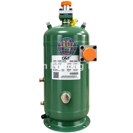 Bình Tách Dầu OVS.20/6 O&F - Ø273 × H725 mm, Dung Tích 29 L